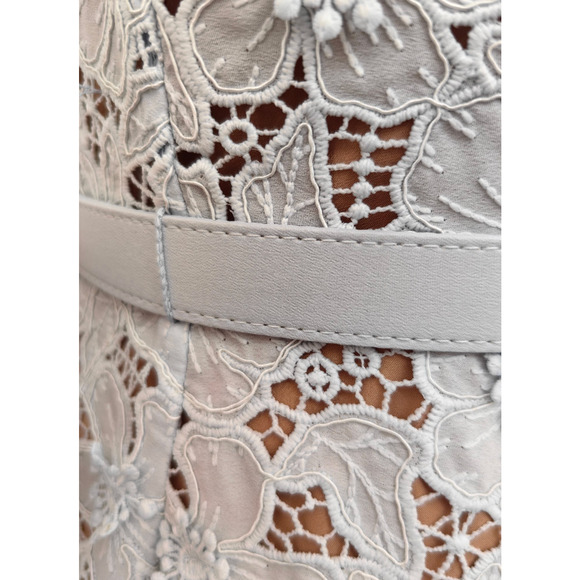 Self Portrait Blue Guipure Lace Midi Dress US 6 - Picture 9 of 10